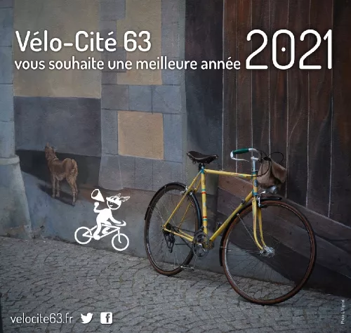 Vélo-Cité 63 vous souhaite une meilleure année 2021